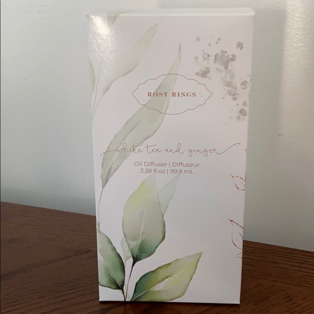 Rosy Rings white tea and ginger oil diffuser
